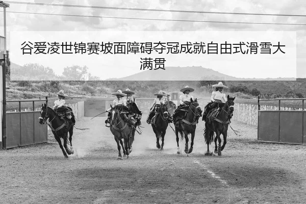 谷爱凌世锦赛坡面障碍夺冠成就自由式滑雪大满贯